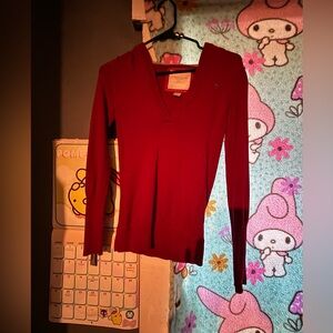 Cute red Abercrombie & Fitch sweater